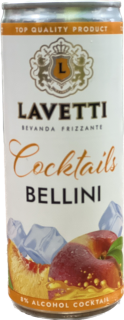 Лаветти-Беллини газированный сладкий 0,25 л.8%