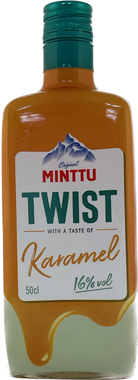 Минтту Твист Карамель со вкусом мяты исливочной карамели   0,5 л  16%