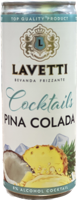 Лаветти-Пина Колада газированный сладкий 0,25 л. 8%