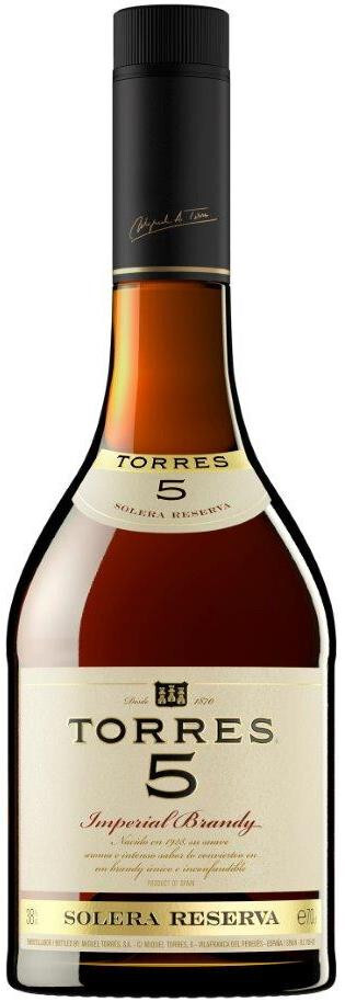 Торрес (MIGUEL TORRES) 5 Солера Резерва 0,7л в  38%