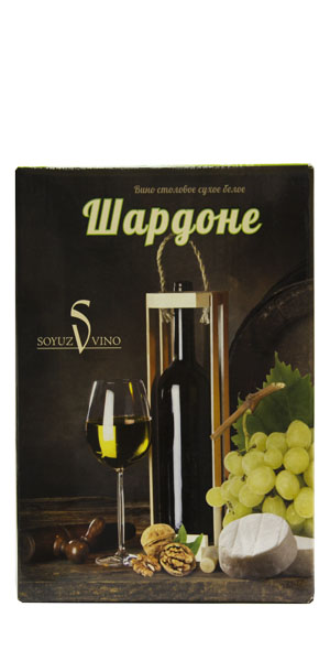 Шардоне (серия soyuz-vino) ординарное бел/сух, 3,0 11%